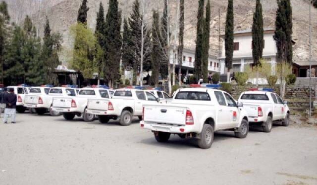 G-B receives 25 vehicles from Chinese govt for CPEC