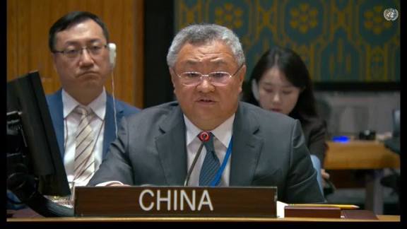 ایران کے قومی استحکام کی حمایت کرتے ہیں، طاقت سے مسئلہ کو حل نہیں کیا جاسکتا، چینی مندوب