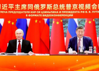 چینی صدر شی جن پھنگ اور روسی صدر ولادیمیر پوتن کے درمیان ورچوئل ملاقات