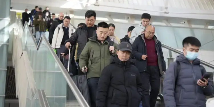 چینی نئے سال کی تعطیلات کے دوران بین العلاقائی ٹرپس کی مجموعی تعداد 2.8 ارب سے تجاوز کر گئی