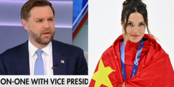 وینس کے بیان پر اولمپک اسٹار ایلین گو سے متعلق نئی بحث، امریکا اور چین میں سوشل میڈیا پر ہنگامہ