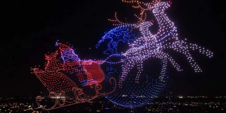 چین میں شاندار ڈرون لائٹ شو، جدید ٹیکنالوجی نے دنیا کو حیرت میں ڈال دیا