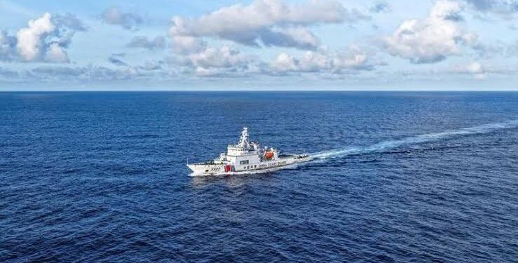 سدرن تھیٹر کمانڈ کی بحیرۂ جنوبی چین میں بحری اور فضائی افواج کے ساتھ جنگی تیاریوں پر مبنی گشت اور نگرانی کی کارروائیاں