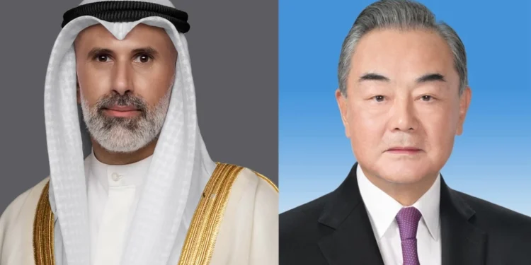وانگ ای اور کویت کے وزیر خارجہ کے مابین ٹیلی فونک رابطہ