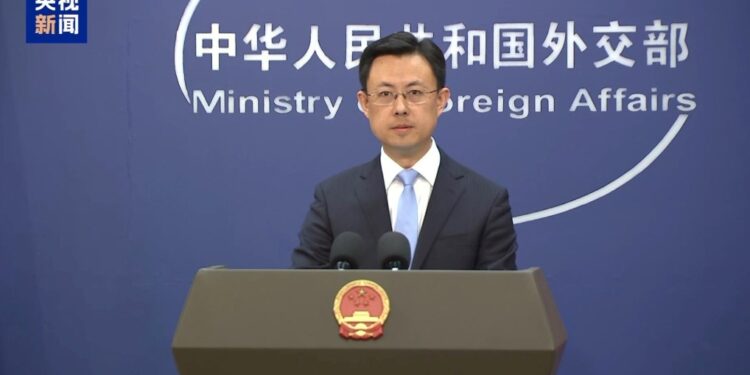 امریکہ تائیوان کے نام نہاد "سفارتی تعلقات” کو مستحکم کرنے میں مدد کرنا بند کرے، چین