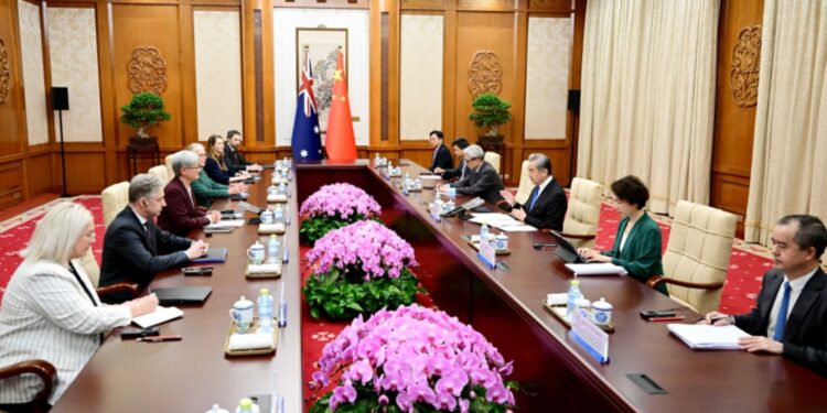 چین اور آسٹریلیا کے درمیان سفارتی اور اسٹریٹجک ڈائیلاگ کا انعقاد